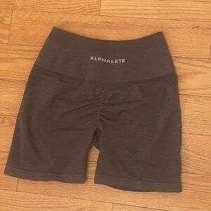 Alphalete Women's Grey Bike Shorts size Medium